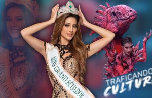 Samantha Quenedit se ‘arrastra’ con un traje de Iguana en el Miss Grand International 1. Samantha Quenedit deslumbró con su traje típico, homenaje a la especie en peligro de Galápagos.